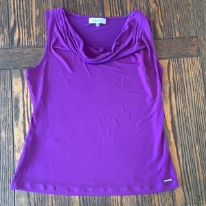 Purple Calvin Klein tank Medium petite
